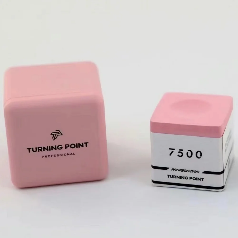 TURNING POINT 7500 ビリヤードチョーク　ピンク　箱付き Turning Point TP7500 Professional Billiard Snooker Chalk Gray