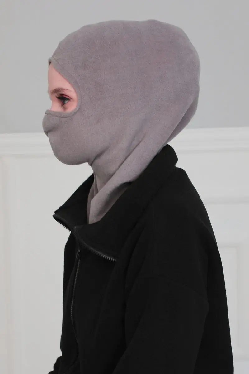 Zamaskowany polar szary