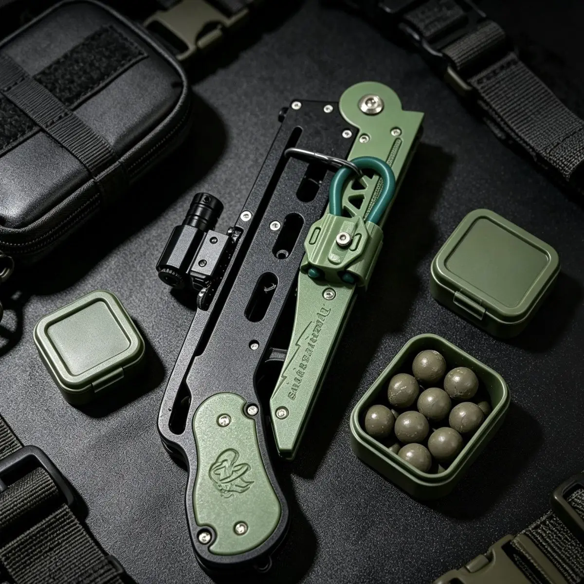 Outdoor Camping Portable Folding Pocket EDC Enhanced Version Lightweight and Durable Shooting Tool