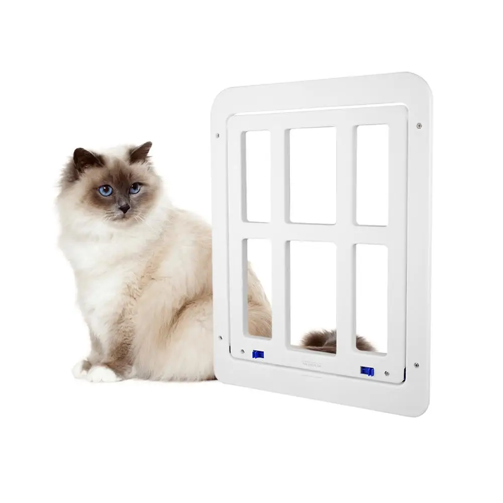 

YOUZI Pet Screen Door Automatic Closing Free Entry Exit Gate Flap Door With Magnetic Flap Pet Supplies For Cats Dogs