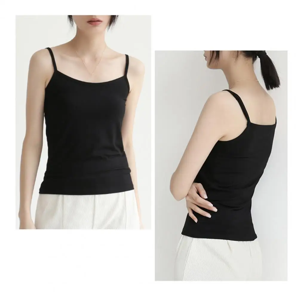 Summer Vest for Women Regular Version Summer Top Women's Figure-flattering Sleeveless Tank Tops in Soft Elastic Fabric for A