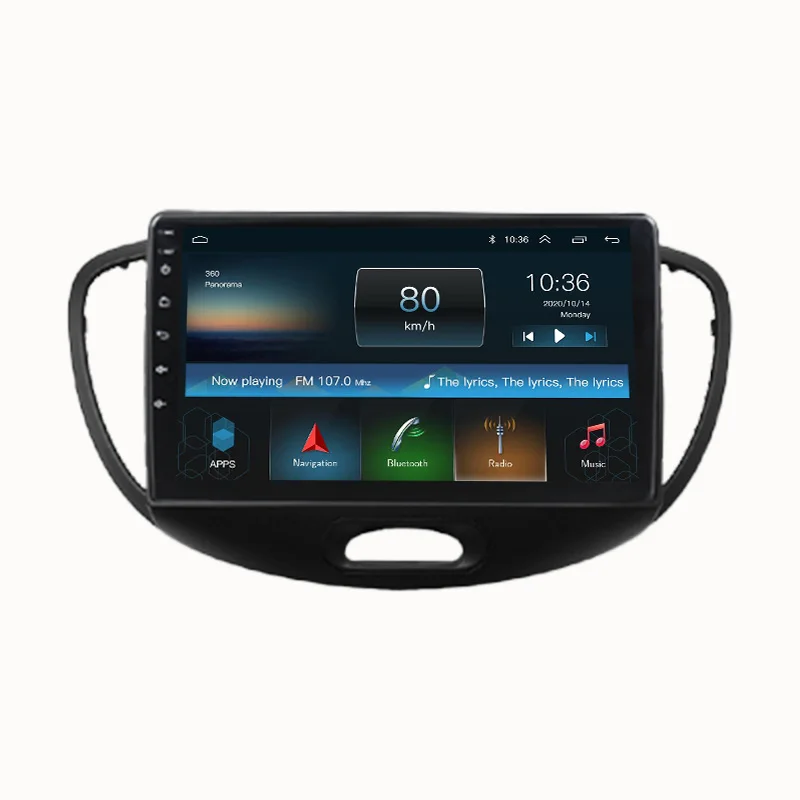 Nice Design Octa Core 2G 32G 9inch Double Din Car Stereo Android Player With DSP DTS RDS 4G LTE For HYUNDAI 2010 I10