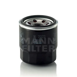 MANNFILTER W7023/W7023M filtr oleju pasuje HYUNDAI Verna RV KIA K2 KX krzyż KX1 Pegas 2630002502 2630002503 2630003000 2630003001