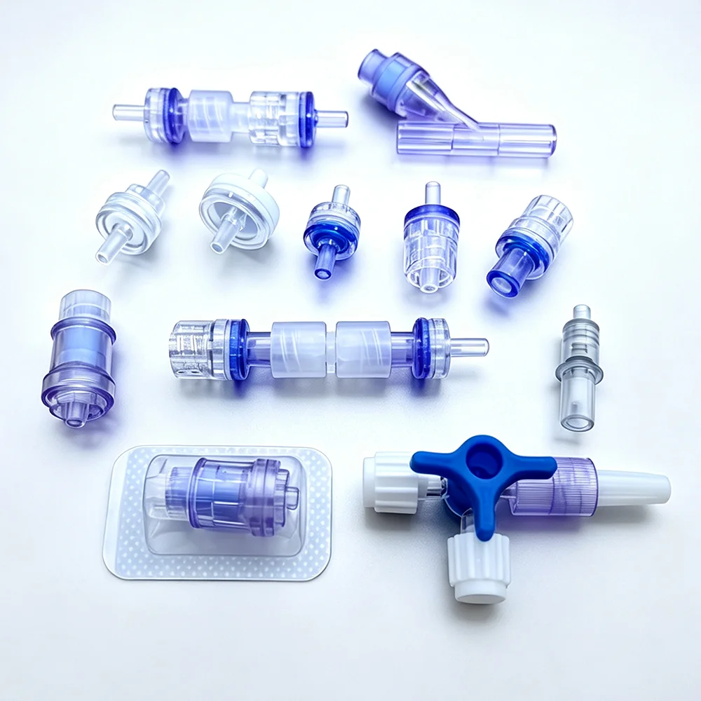 

10PCS High Quality Medical Grade Liquid Water Check Valve One Way Anti-backflow Non Return Medical Valve
