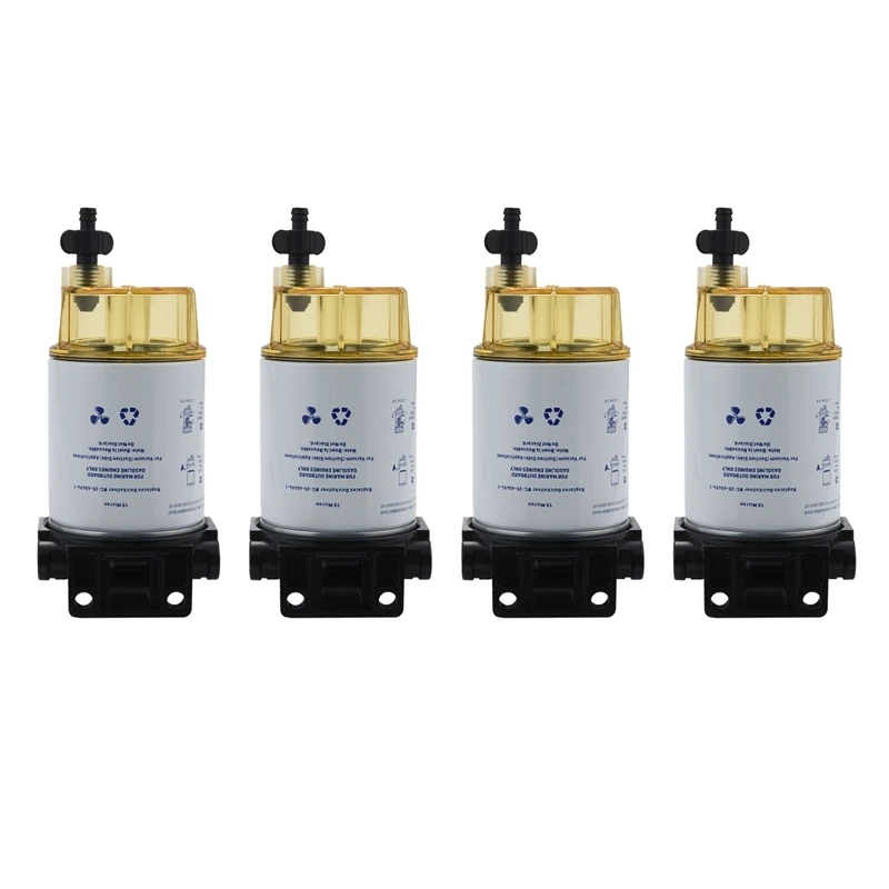 

4X S3213 Outboard Marine Marine Fuel Oil Water Separation Ship Filter Fuel Water Separator Filter