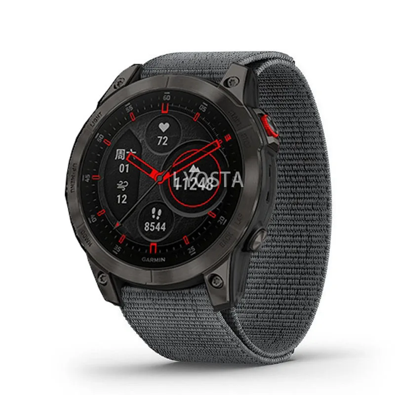 26mm 22mm Quick Fit Watchband For Garmin Epix/Garmin Instinct 2/Feinx 7 7X Knitted Nylon Wrist Band for Coros VERTIX VERTIX2