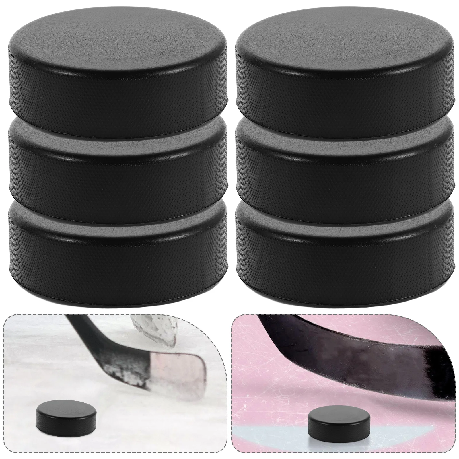 

20Pcs Training Ice Hockey Pucks Ideal for Skill Development Smooth Glide on Table Hockey Realistic Feel for Professional