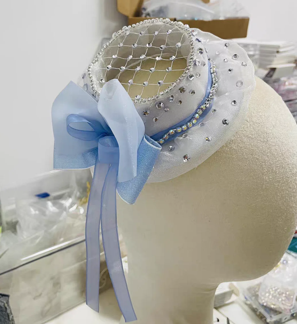 Ballet variation headwear pirate forehead chain bluebird forehead wear stage performance headwear handcrafted customization
