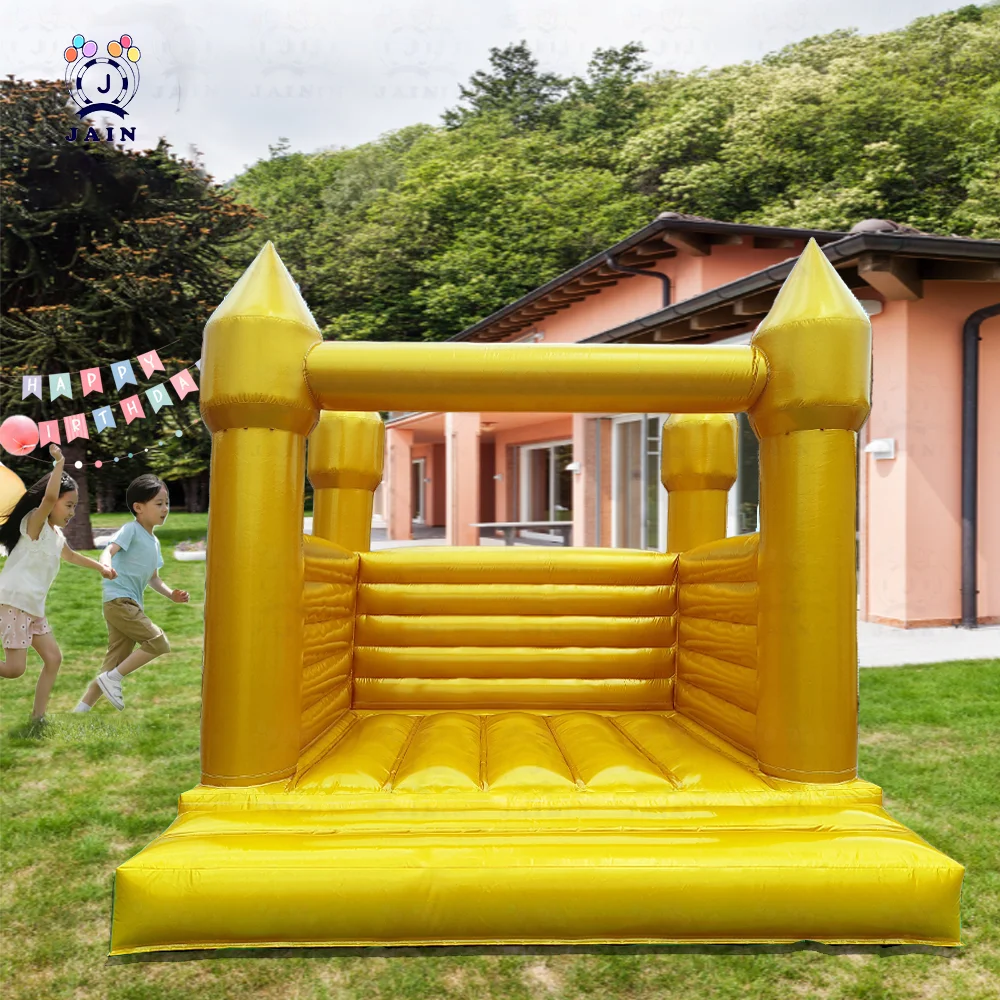 New Design Inflatable White Bounce House PVC Inflatable Bouncy Castle/Moon Jumping House/Customization Bouncer For Wedding