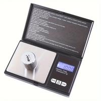 Mini Stainless Steel Electronic Digital Pocket Scale, Gold Weight Scale, Portable Pocket Scale, Jewelry, 1Pc