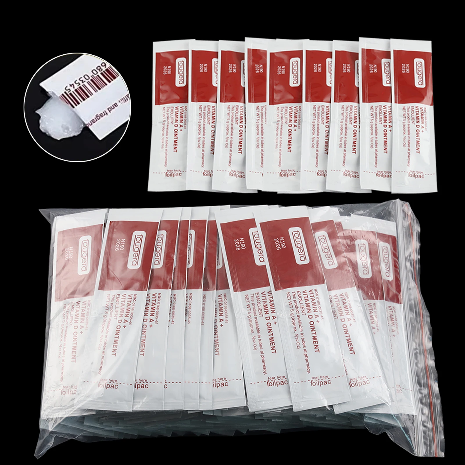 100/50/20/10/5pcs Tattoo Aftercare Cream Vitamin Ointment A&D Tattoo Repair Cream for Skin Recovery Tattoo Accessories