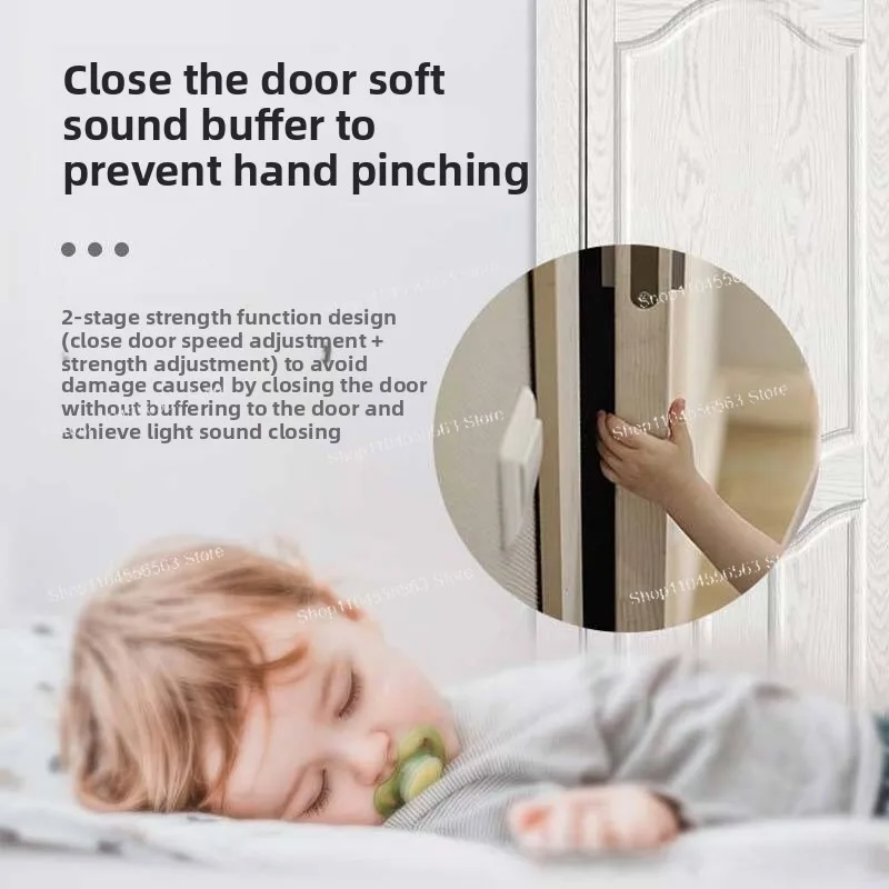 Cierrapuertas, cierre de puerta hidráulico automático, unidad de puerta corredera, amortiguador silencioso