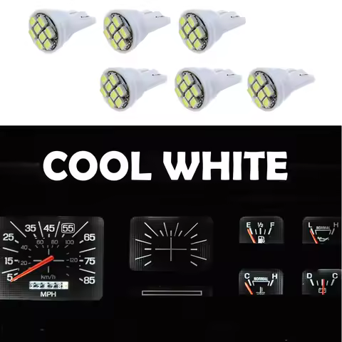 Gauge Cluster LED Dash kit 6000K White For Ford 80-86 F100 F150 F250 F350 Truck