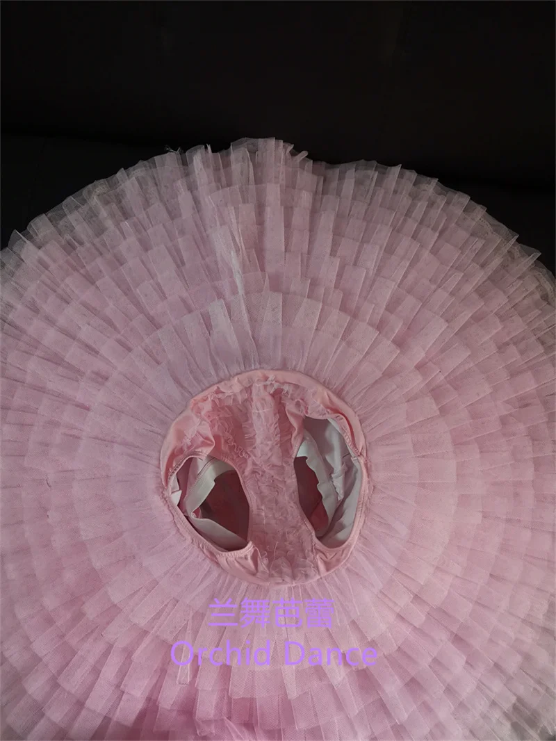 Costumes Tutu de Ballet rose du lac des cygnes pour femmes et adultes, vêtements de Performance professionnels à fleurs de haute qualité pour filles