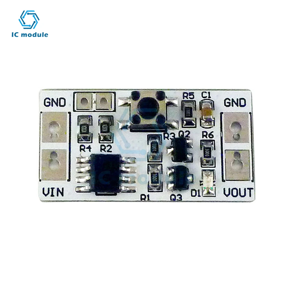 10 Pcs Dc 5V 12V 2A Bistabiele Zelfsluitende Switch Module Led Controller Relais Touch Elektronische Board