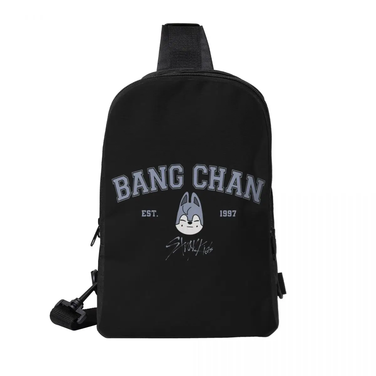 

Bang Chan Chest Bag Men Sling Crossbody Backpack Chest Bag Traveling Hiking Daypack Shoulder Bag