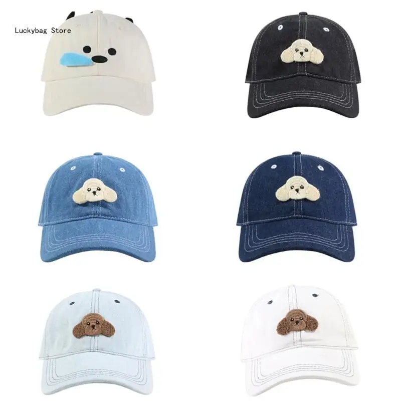 

Unique Baseball Hat for Girls Concert Shows Headwear Lovely Puppy Ears