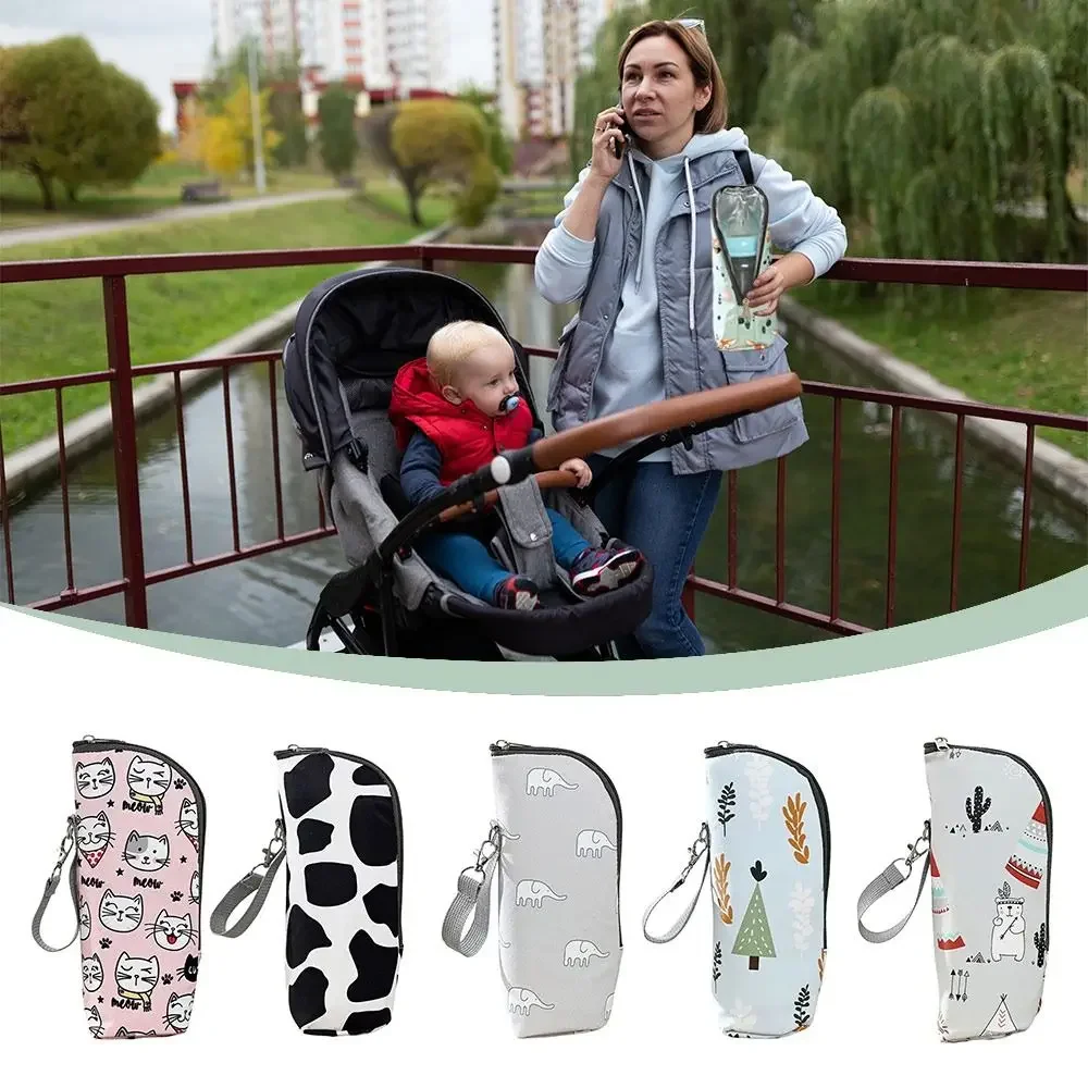 

Aluminum Mold Insulation Baby Bottle Bag Thermal Oxford Cloth Baby Feeding Bags Cartoon Milk Bottle Pouch Travel Accessories
