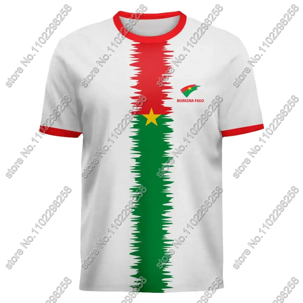 Burkina Faso National Jersey team Fans 2024 T Shirts 3D Print Mens Shorts Running Streetwear Casual Training Suit Clothe