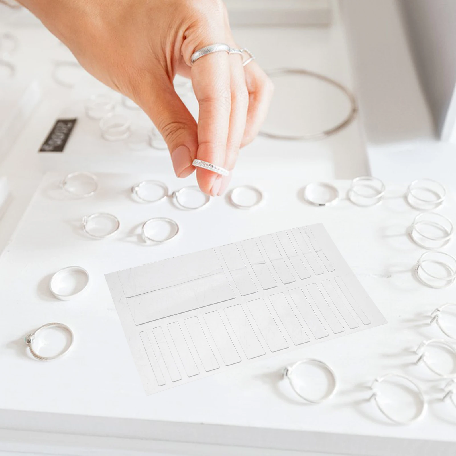 

8 Pcs Ring Adjuster Rings Guard Jewelry Jewellery Making Tools Invisible Tightener Acrylic Size Adjusters