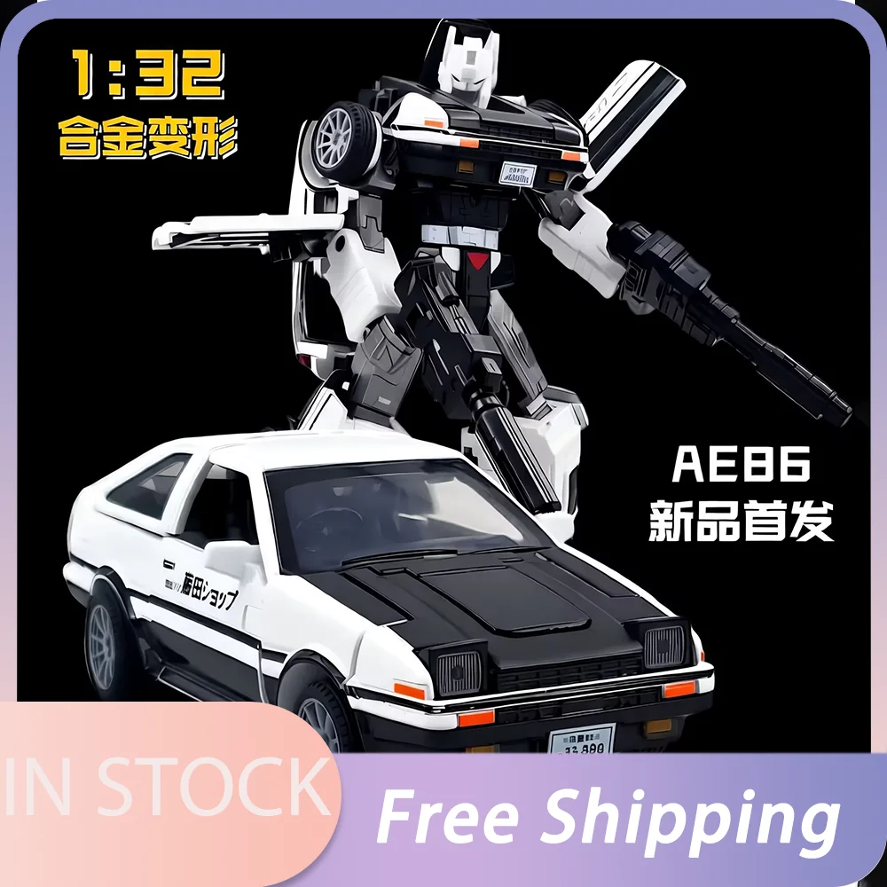 

В наличии: Игрушки-трансформеры Tofu Car Ae86, машинка из сплава, трансформирующаяся в робота, модель, детские праздничные подарки, коллекционные фигурки, игрушки