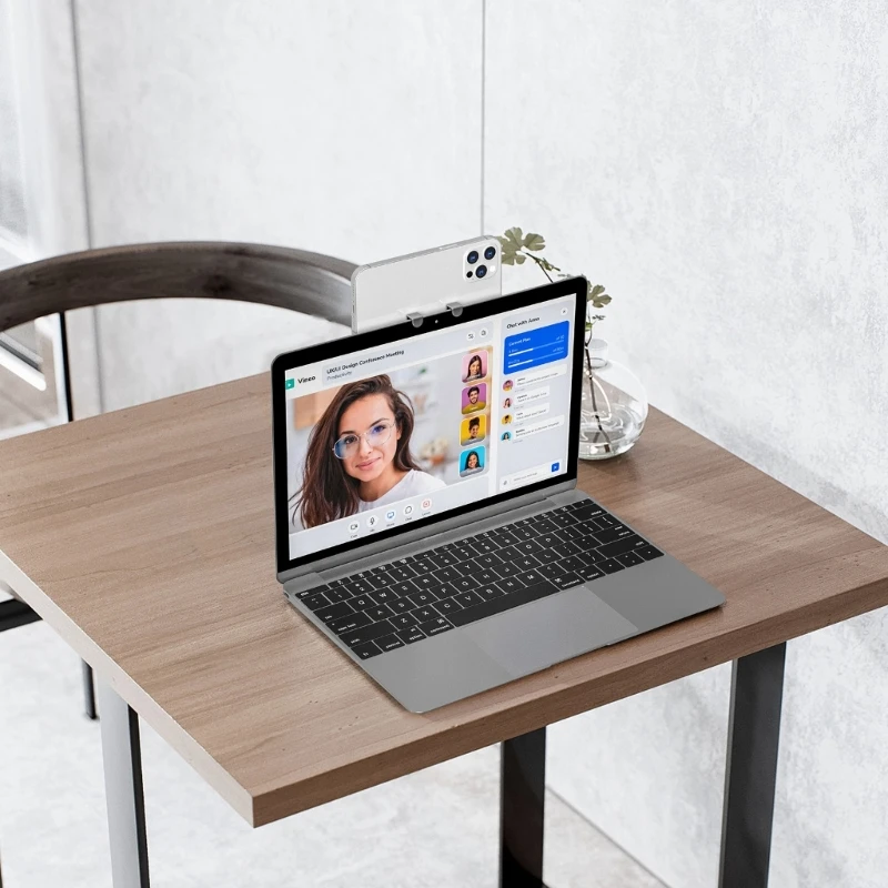 Supporto per schermo per laptop Supporto per telefono Supporto per per PC desktop Staffa per telefono