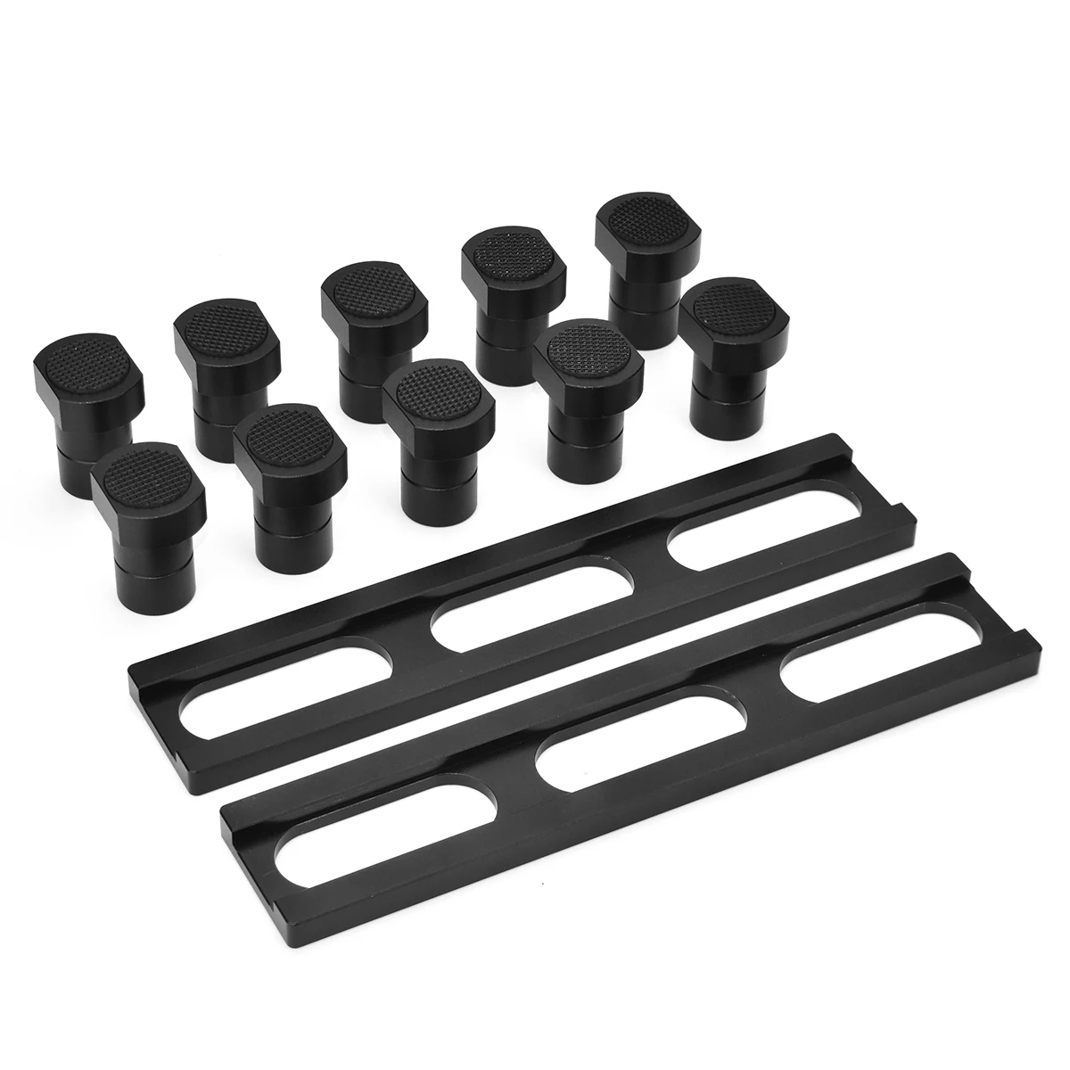 توقف تخطيط النجارة مع 10 قطعة 20 مللي متر/19 مللي متر ثقب الكلب مقعد الكلب المشبك سطح المكتب لسان منضدة الجدول اكسسوارات