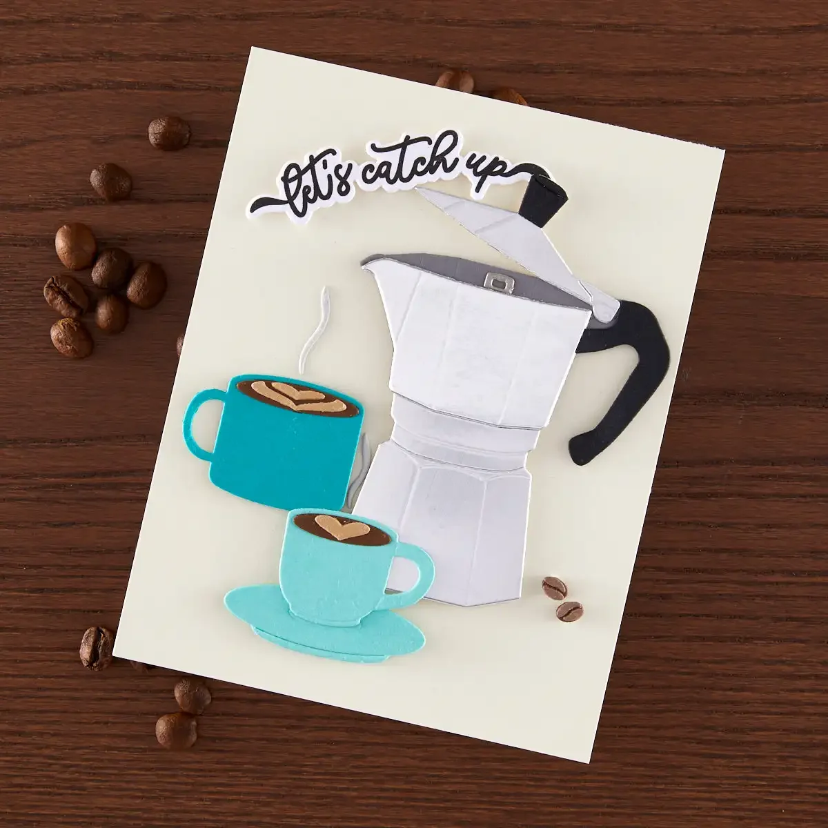 Coffee Cup Classic Gift Floral Rainbow Metal Cutting Dies Layering Stencils DIY Making Card Scrapbook Embossed Paper Album Craft