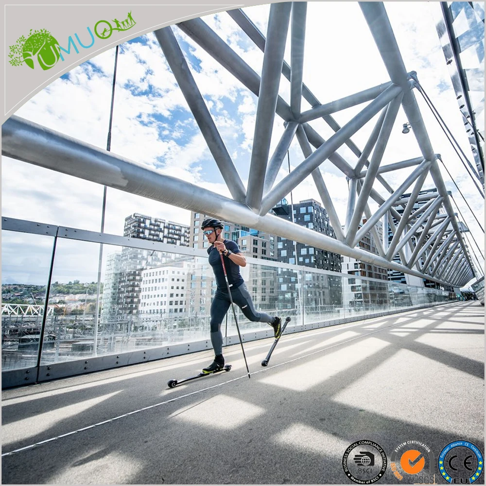 Yumuq Wintersport Zomer Herfst Lente Klassieke Glasvezel Roller Ski Op De Weg