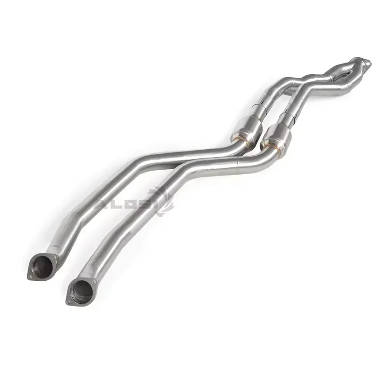 High Flow Custom Middle Tube Muffler 125i 128i E82 3.0T 2008-2012 Ss304 Stainless Steel Racing Performance Exhaust Pipe