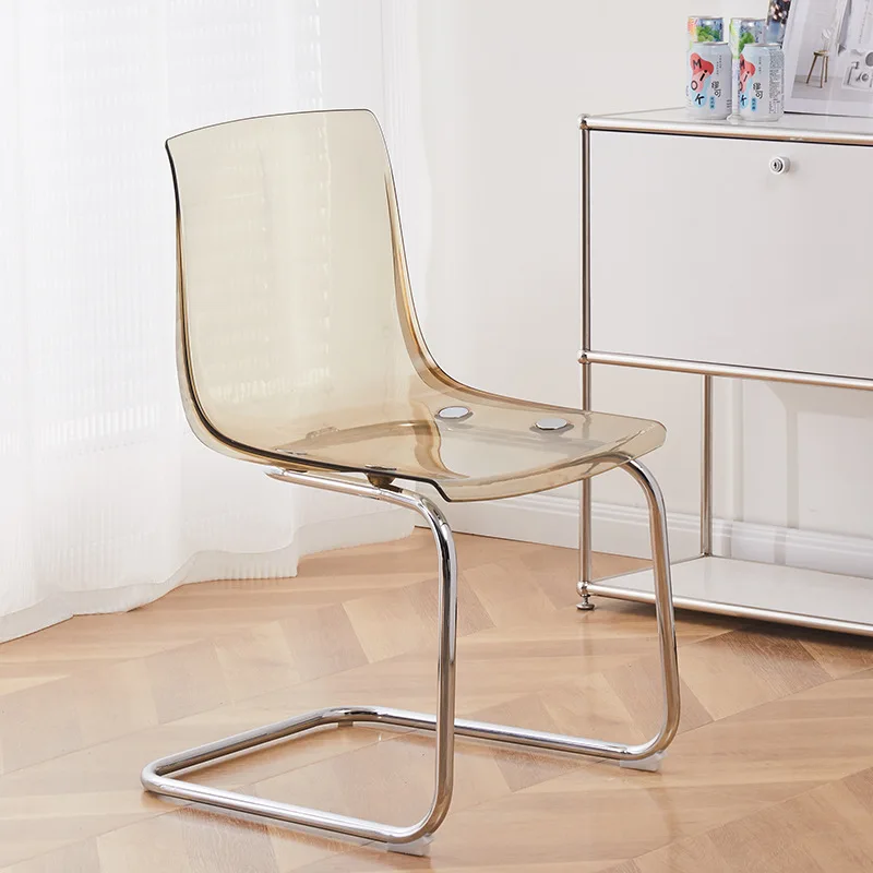 

Nordic Light Luxury Chair Dining Home Retro Desk Back Simple Designer Chair Cafe Dining Single Sedia Da Pranzo Nordic Furniture