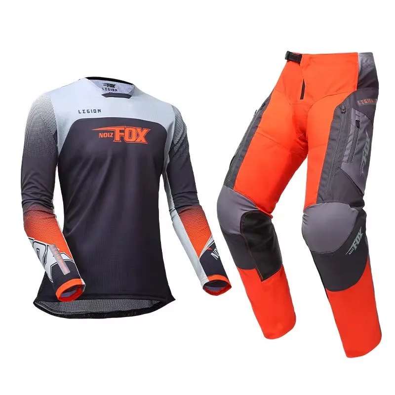 

2024 for FH MX Suit Motocross Gear Set Off Road Jersey Set With Pocket Dirt Bike Jersey And Pants Moto Racing Clothing H