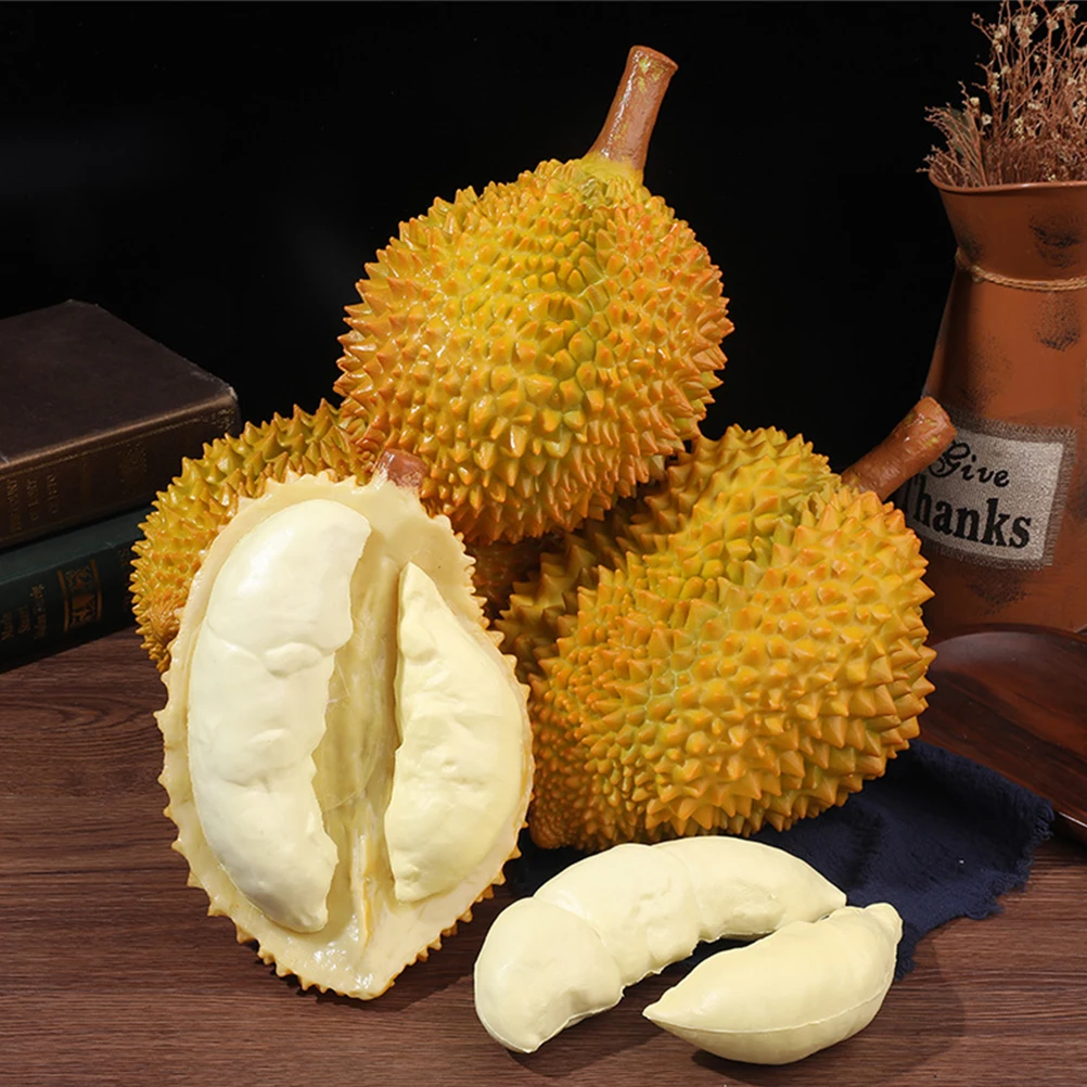 

Simulated Durian Ornaments Premium Artificial Fruit Decorations Table Centerpieces Home Kitchen Decor Educational Tool Faux Fake