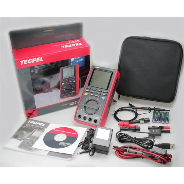 TECPEL OS-81B Osciloscopio de almacenamiento portátil digital de 8 MHz