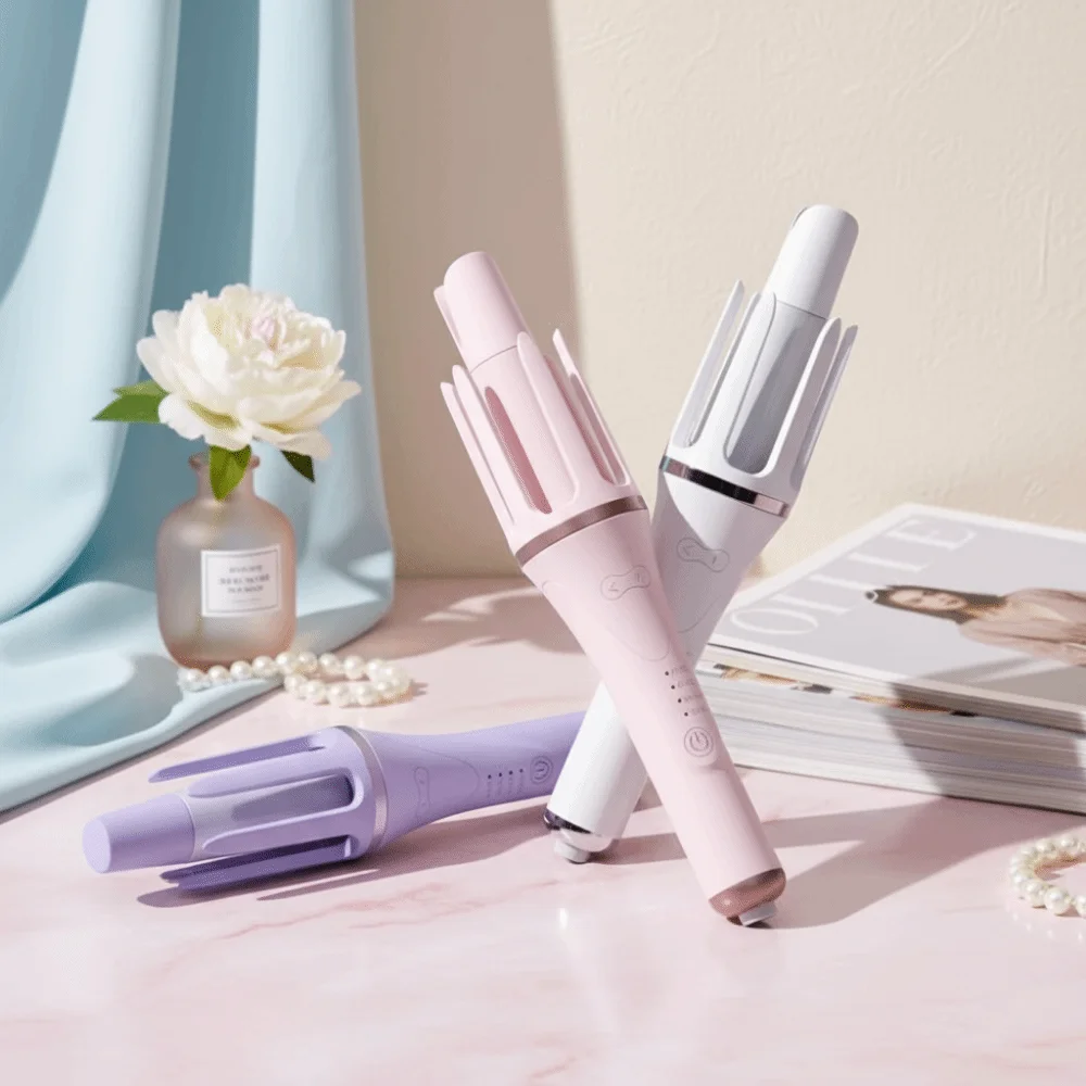 

Anti-Scald Automatic Hair Curler Rotating 32MM Curling Iron Non Damaging Hair Adjustable Gear Hair Curling Machine Student