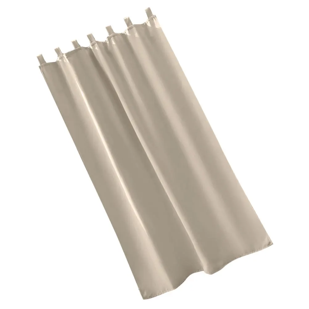 Polyester Curtains Semi Sheer Light Blocking for Living Room Bedroom Patio Soft Elegant Decorative Home Accessories