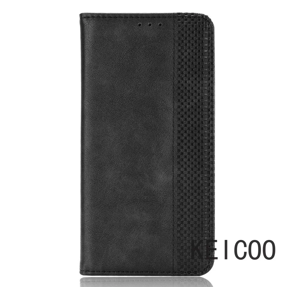 Sturdy Cover for Asus ROG Phone 8 6 7 Zenfone 10 Pro Magnetic Buckle Retro Card Slots Shell Leather Sheath Anti-fall Case