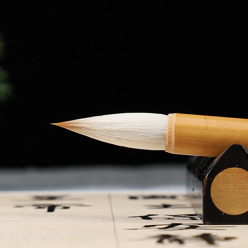 Multiple Hair calligraphy Brush Regular Script Official Script Brush White Cloud Chinese Painting Brushes Training Practice Pen