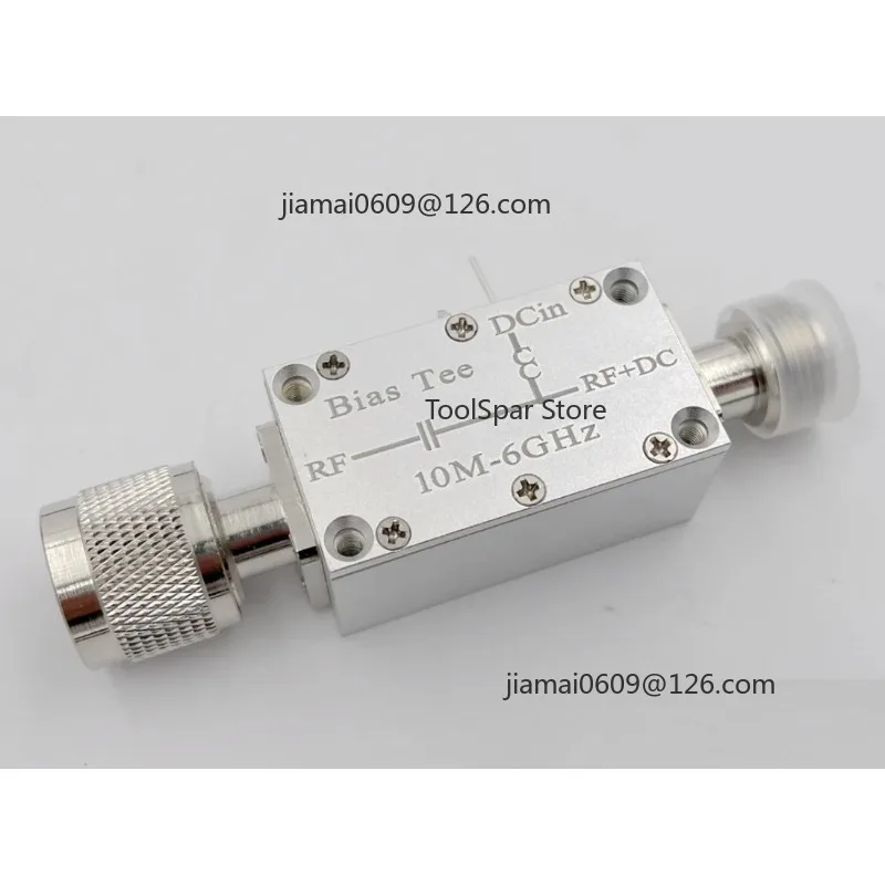 N‑Connector Bias Tee RF Isolator RF Feeder Module 10MHz‑6GHz RF Signal Bias Feeding Device
