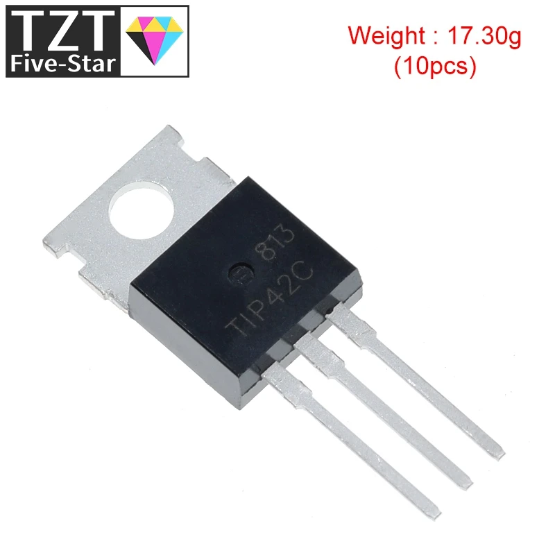 10/30 قطعة TIP42 TIP42C (6A,40-100V,65W) أفضل جودة! #2