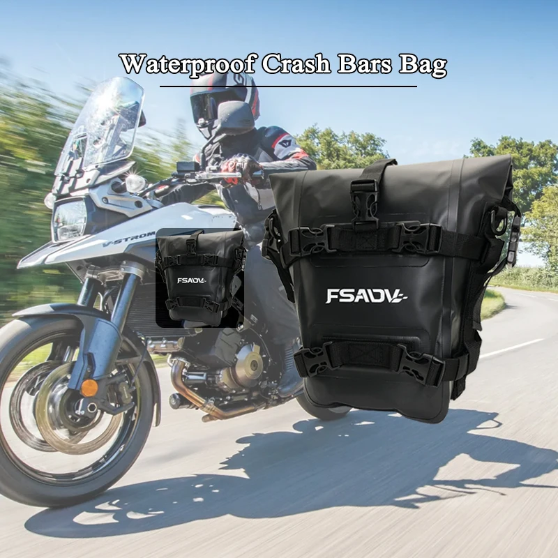 

Waterproof Bag Repair Tool Placement Bag For Suzuki V-Storm DL650 DL1000 V Storm DL250 VSTROM DL1050 Frame Crash Bars Bag