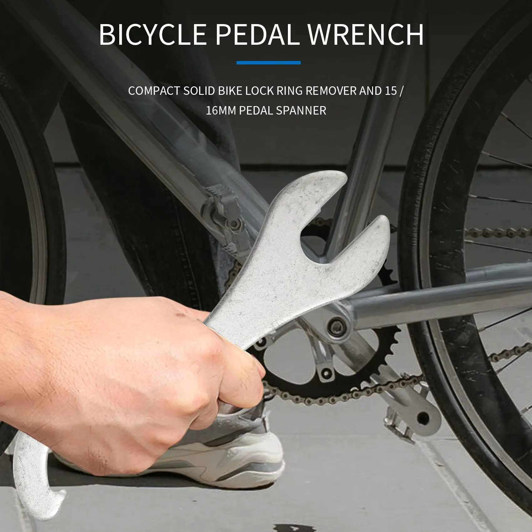 Picture 6: A06F-Bicycle Bike Lock Ring Remover Bottom Bracket Repair Spanner Wrench Tool