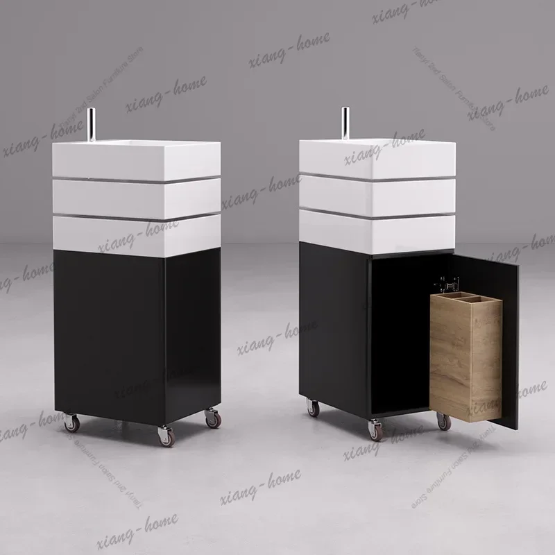 Factory Direct Nordic Luxury Salon Trolley Multifunctional Barbershop Perm And Dye Storage Tool Cabinet Salon Furniture Kosmetik