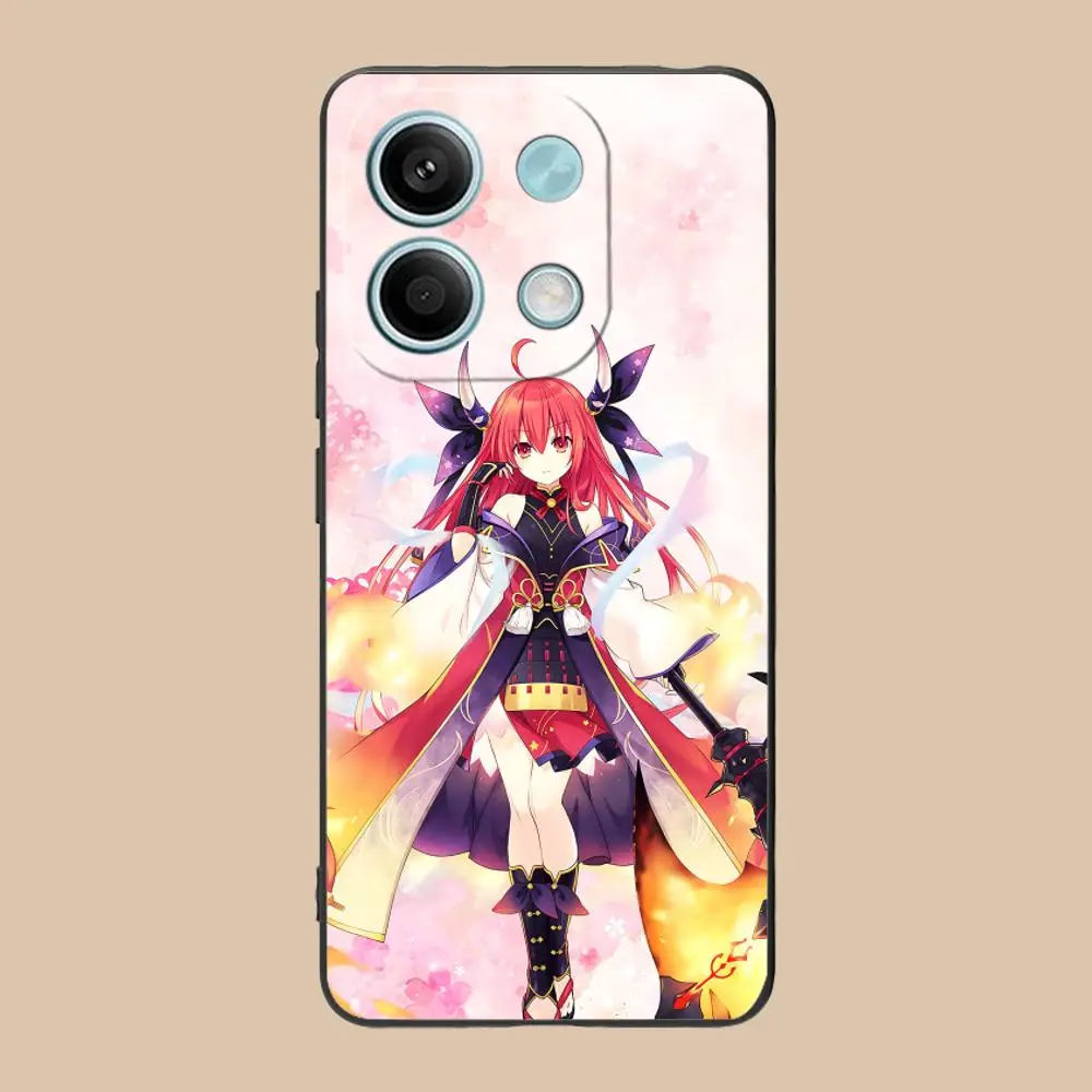 Date a Live Kotori Itsuka Handyhülle für POCO F6 F5 F4 F3 F2 Pro GT C40 Farbdruck Schutzhülle Cover Smartphone Luxus