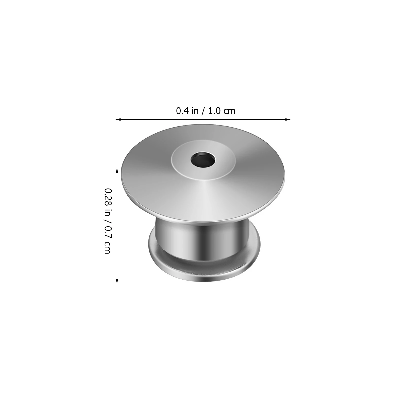 

30 pcs Silver Fasteners Zinc Alloy Locking Pin Backs For Badges Name Tags Bags Clothes Crafts Metal Pin Keepers