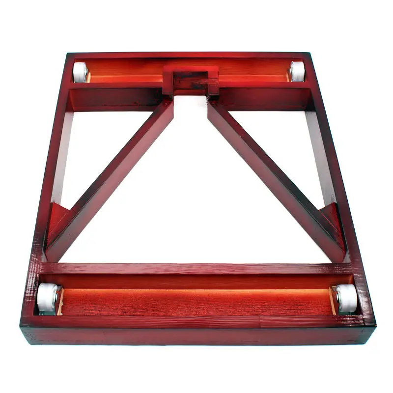

Wooden Billiard Snooker Ball Triangle Rack with wheels Suitable for 52.5mm Size Ball for Sale