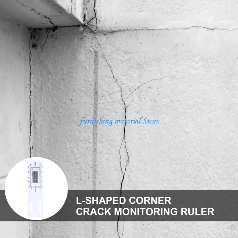 Monitores grietas Y5GD Monitorios ancho Herramienta monitoreo crack concreto Registro