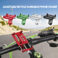 GUB Bike Cellphone Holder Universal Aluminium Alloy Bicycle Phone Mount 50mm-100mm Adjustable Clamp Bracket Bicycle Accessories