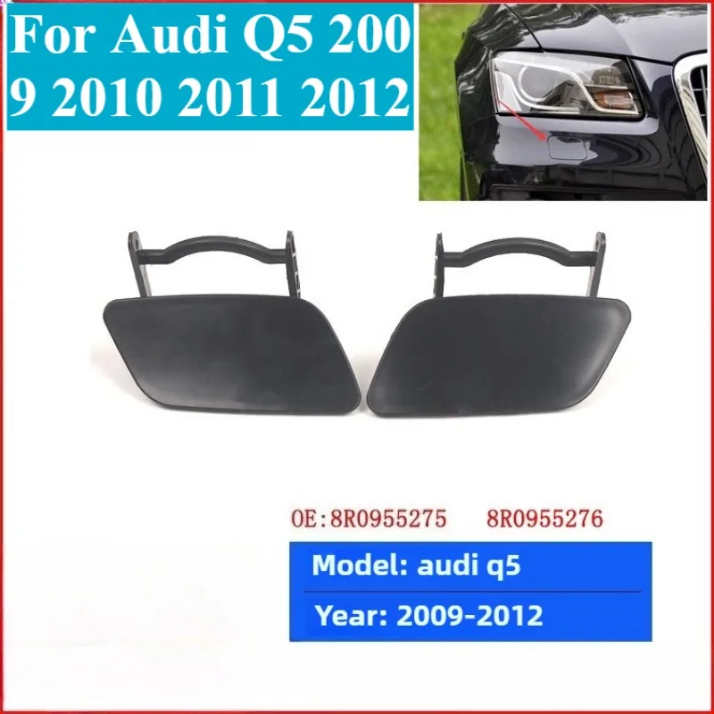 

For Audi Q5 2009 2010 2011 2012 Headlight Washer Cover Cap Front Bumper Nozzle Jet Spray Trim Replacement Exterior Accessories
