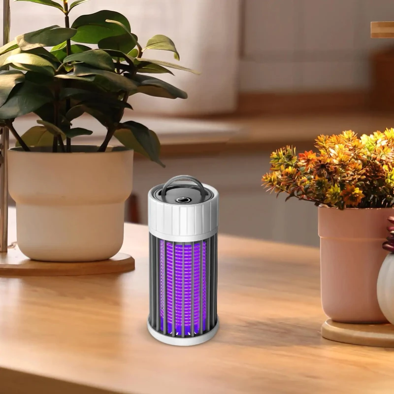 

Светильник-ловушка для мух, подвесная лампа для комана, эффективный тихий светильник против гроба для сада, заднего двора, патио, гостиной, дома, спальни